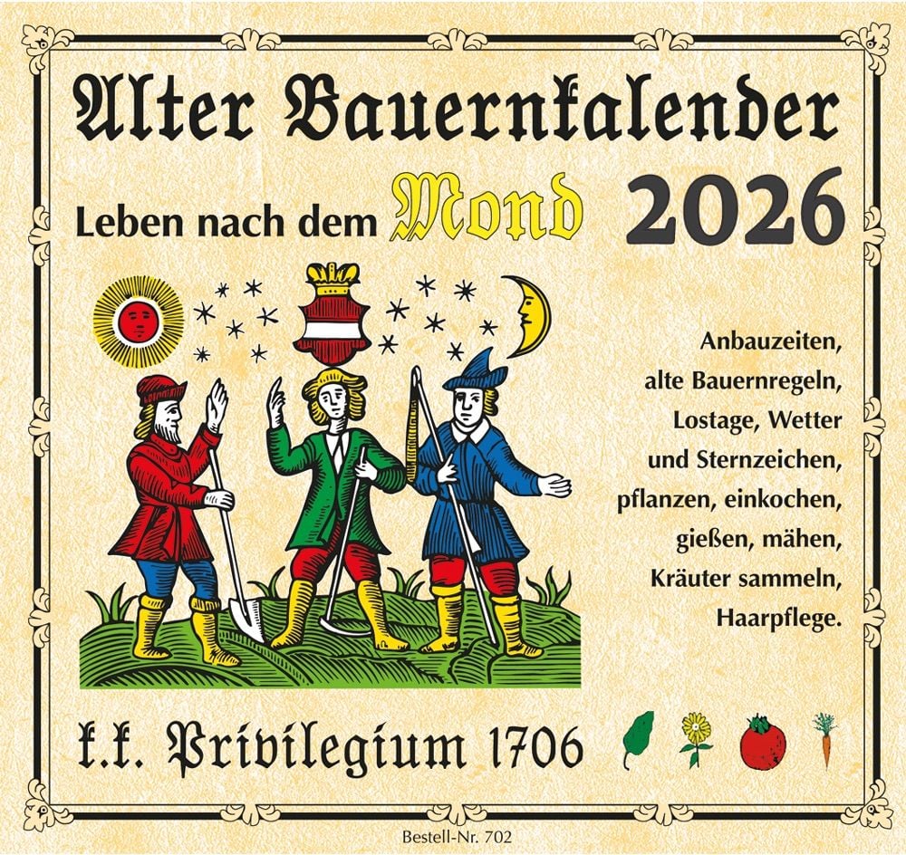 Alter Bauernkalender 2026